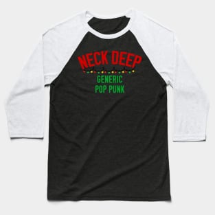 Generic Pop Punk Christmas Baseball T-Shirt